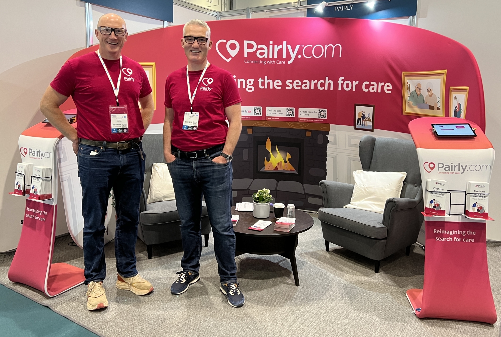 Will and Mark at The Residential and Home Care Show