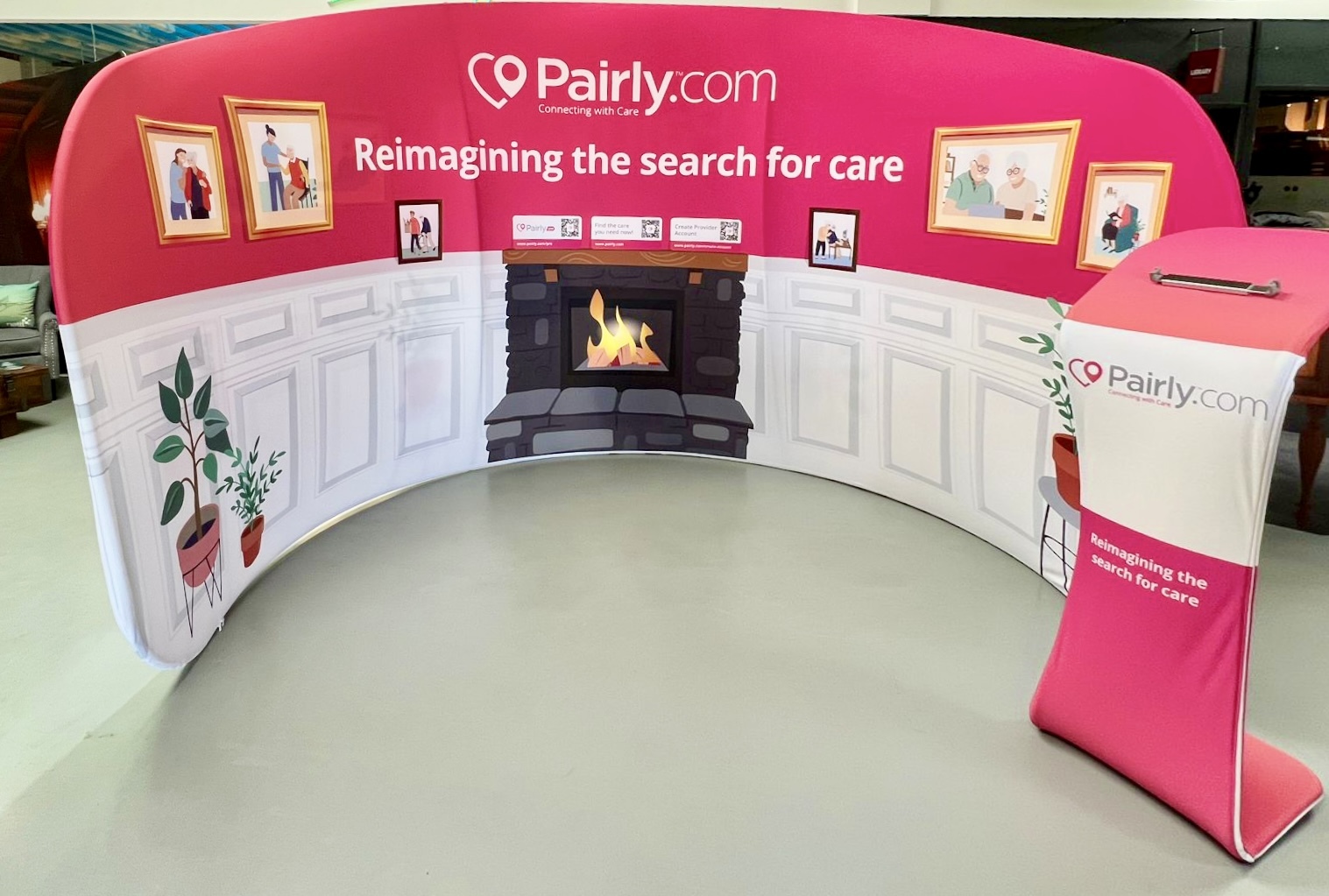 Pairly.com stand for ExCel London Residential and Home Care Show